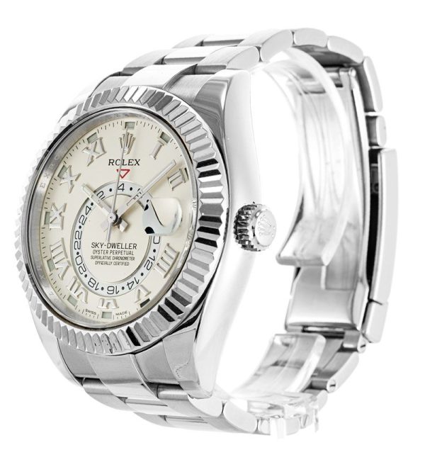 Rolex Sky-Dweller Replica 42mm Silver Dial 326939 Luxury High Quality Watch - Image 2