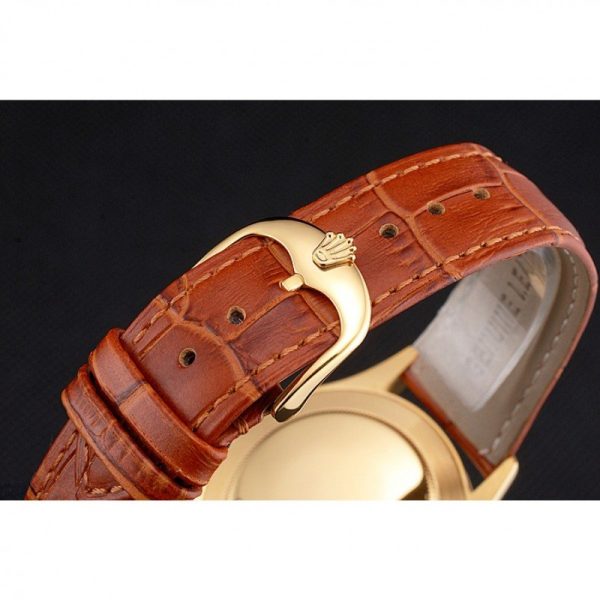 Superclone Rolex Cellini 38mm Gold Dial Replica | Luxury Watch for Men - Image 6