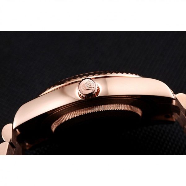 Rolex Day-Date Superclone Replica 40mm Rose-Gold Dial Luxury High-Quality Timepiece - Image 9