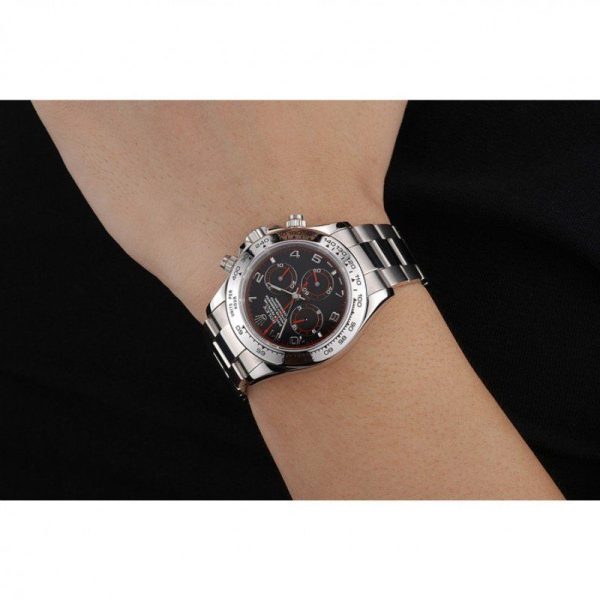 Superclone Rolex Daytona Replica 39mm Black Dial Luxury Watch for Men - Image 8