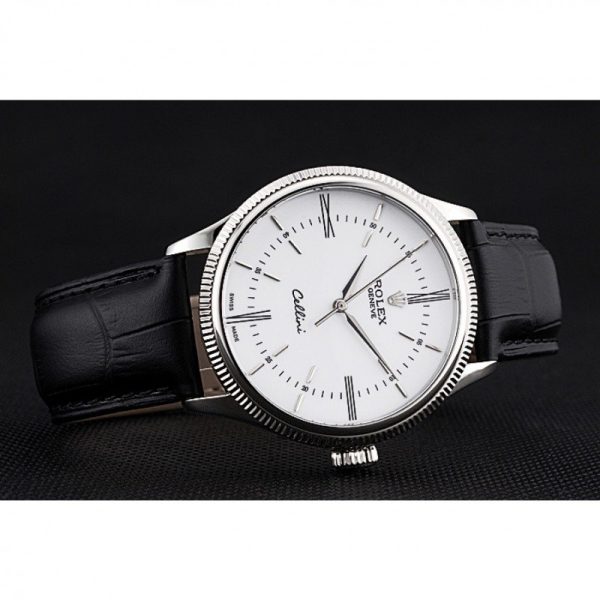 Rolex Cellini Superclone Replica 39mm White Dial Luxury Timepiece - High Quality Watch - Image 4