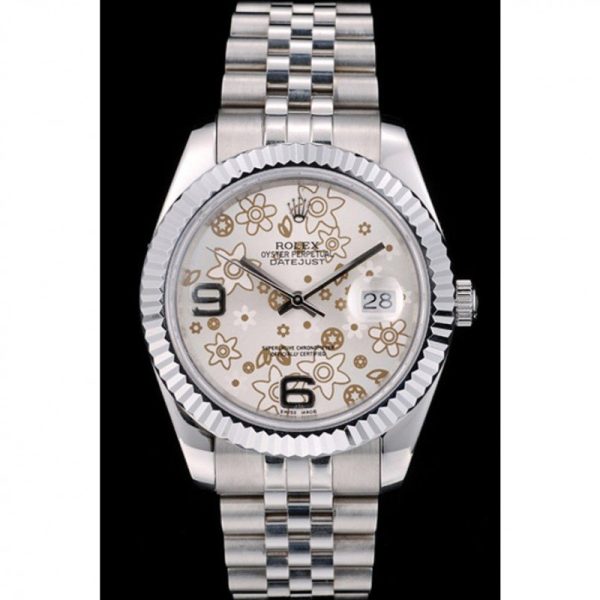 Rolex Datejust 41mm Silver Dial Replica Luxury Automatic Men's Watch - High Quality Waterproof Timepiece - Image 2