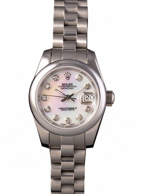 Rolex Datejust 26mm White Dial Replica - Luxury Women's Watch, High Quality