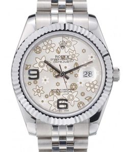 Rolex Datejust 41mm Silver Dial Replica Luxury Automatic Men's Watch - High Quality Waterproof Timepiece