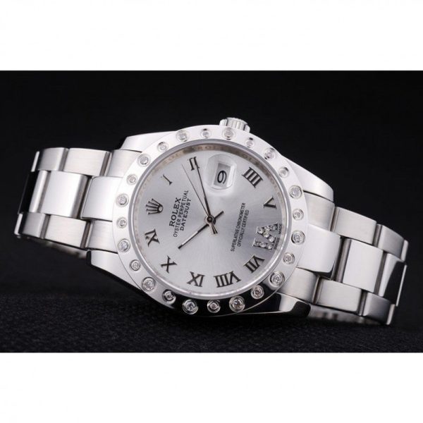 Rolex Datejust Replica 36mm Silver Dial Luxury Automatic Men's Watch - Image 5