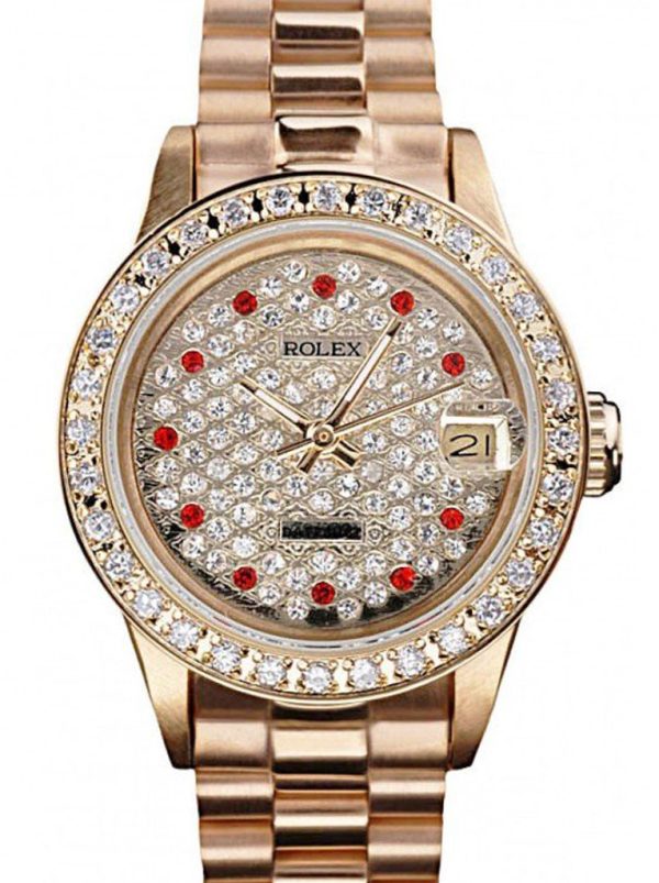 Rolex Datejust 28mm Silver Dial Replica Luxury Women's Watch