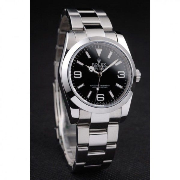 Rolex Explorer Replica 36mm Black Dial Luxury Watch High Quality 98087 - Image 3