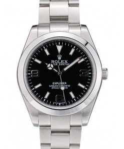 Rolex Explorer Superclone Replica 39mm Black Dial Luxury Watch for Men