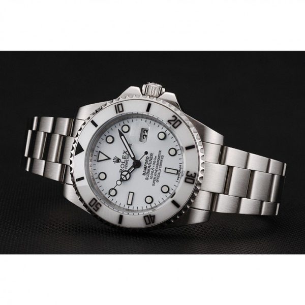 Rolex Submariner Replica High Quality White Dial 40mm Luxury Watch 1453863 - Image 4