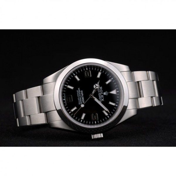 Rolex Explorer Superclone Replica 39mm Black Dial Luxury Watch for Men - Image 4