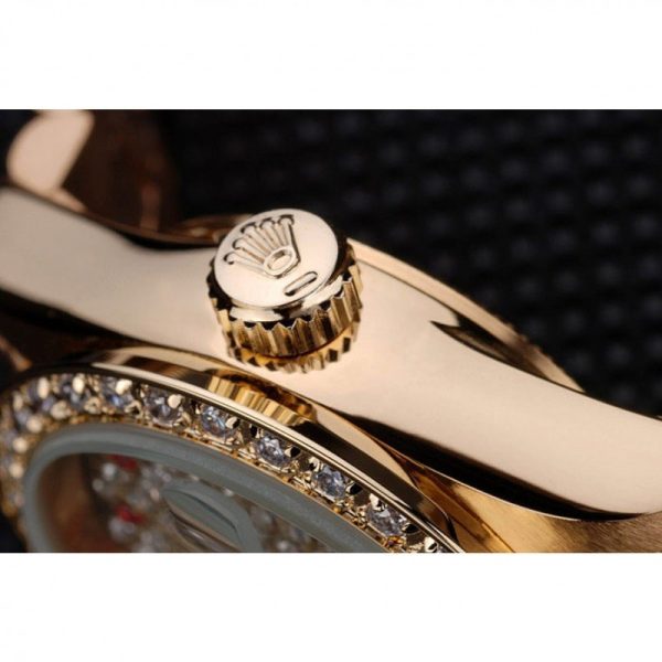 Rolex Datejust 28mm Silver Dial Replica Luxury Women's Watch - Image 7