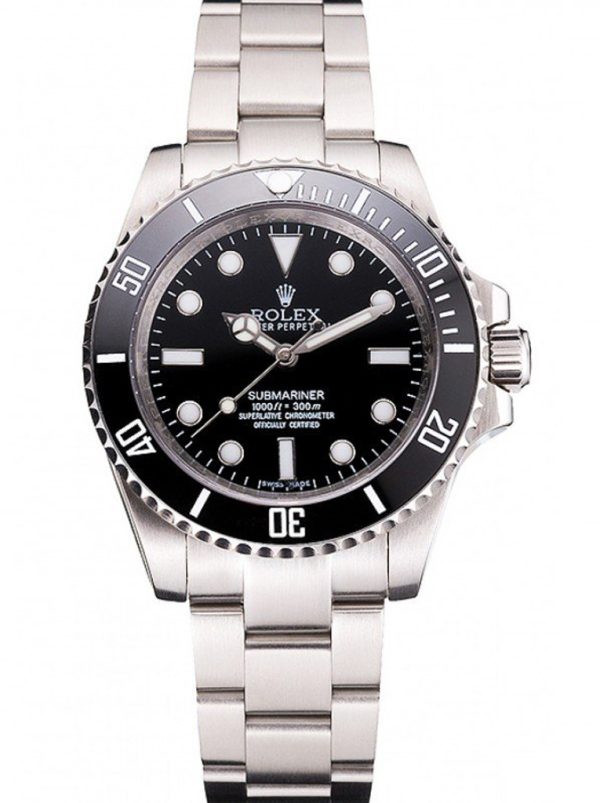 Rolex Submariner Superclone Replica 114060 40mm Black Dial Luxury Watch - High Quality Timepiece