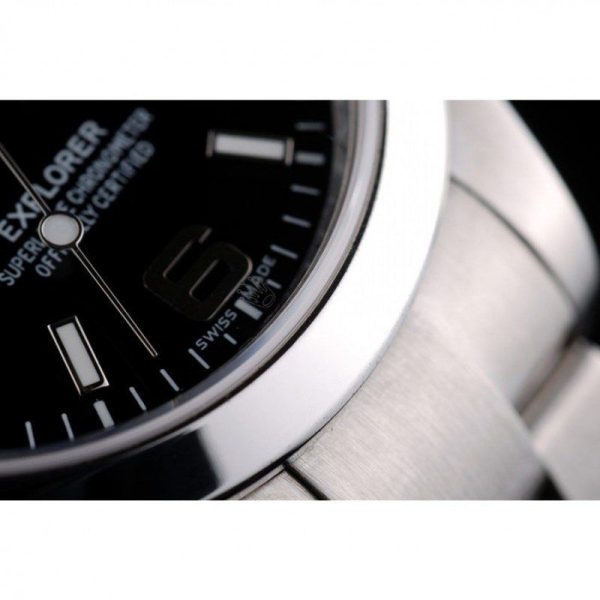 Rolex Explorer Superclone Replica 39mm Black Dial Luxury Watch for Men - Image 7