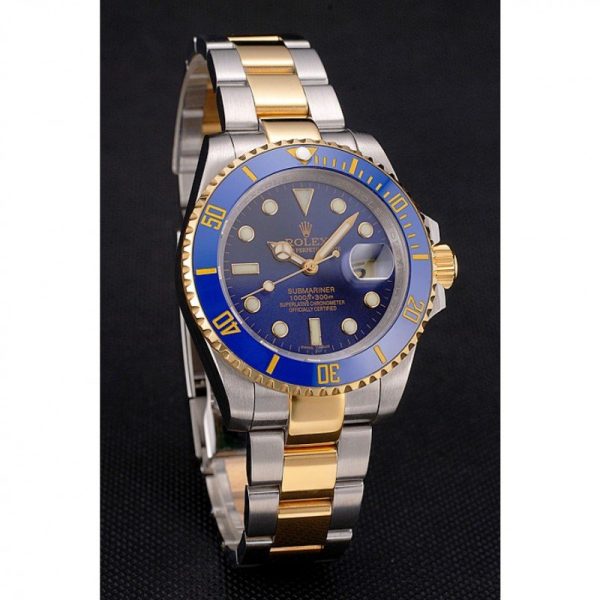 Rolex Submariner Superclone Replica 41mm Blue Dial Luxury Watch - High Quality Timepiece - Image 3