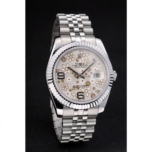 Rolex Datejust 41mm Silver Dial Replica Luxury Automatic Men's Watch - High Quality Waterproof Timepiece - Image 3