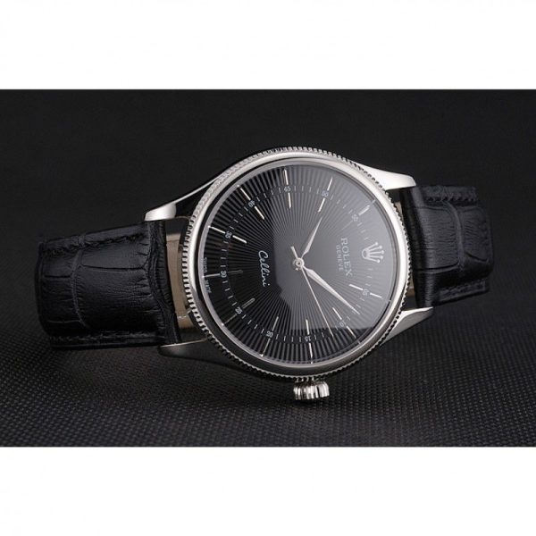 Rolex Cellini Superclone Replica 38mm Black Dial Luxury Watch for Men - Image 4