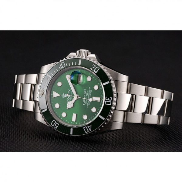 Rolex Submariner Replica 41mm Green Dial Luxury Automatic Men's Watch High Quality Waterproof 1454069 - Image 5