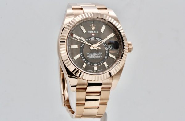 Rolex Sky-Dweller Replica 42mm Chocolate Dial 326935 Luxury High Quality Swiss Watch - Image 2