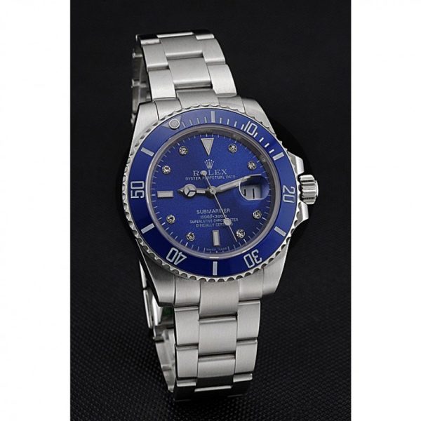 Replica Rolex Submariner 40mm Blue Dial High Quality Luxury Watch 622638 - Image 3