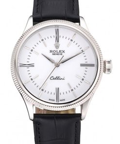 Rolex Cellini Superclone Replica 39mm White Dial Luxury Timepiece - High Quality Watch
