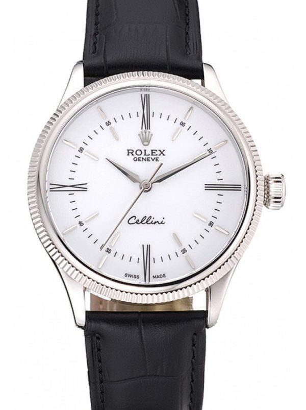 Rolex Cellini Superclone Replica 39mm White Dial Luxury Timepiece - High Quality Watch