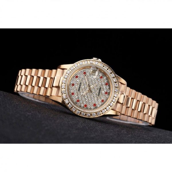 Rolex Datejust 28mm Silver Dial Replica Luxury Women's Watch - Image 5