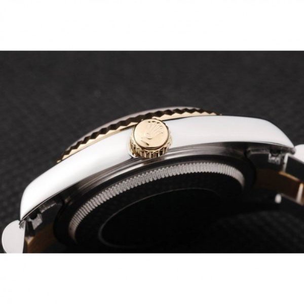 Rolex Superclone Datejust Replica 36mm Gold Dial Luxury Watch - High Quality Timepiece - Image 6