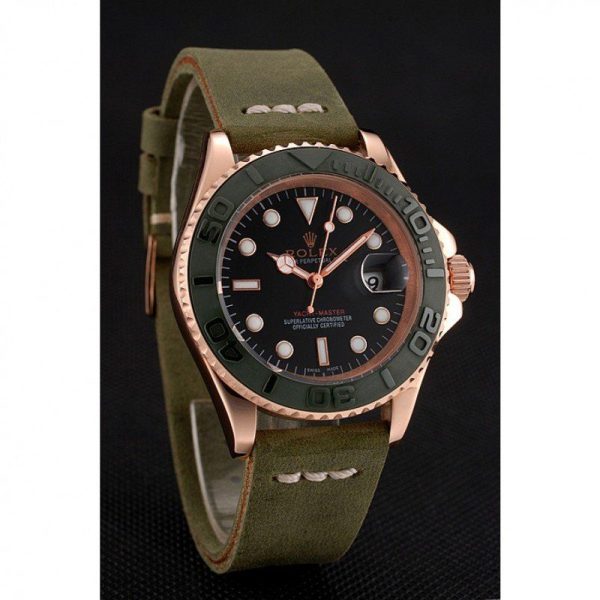 Replica Rolex Yacht-Master 41mm Black Dial - High Quality Luxury Timepiece - Image 2