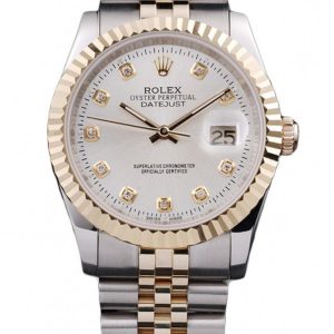 Rolex Datejust Superclone Replica 36mm White Dial Luxury Watch - High Quality Timepiece