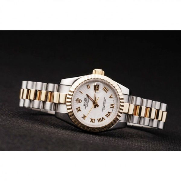 Superclone Rolex Datejust Replica 26mm White Dial High-Quality Luxury Watch - Image 5
