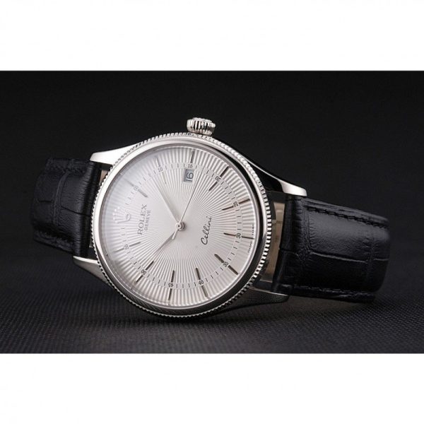 Rolex Cellini 38mm White Dial Superclone Replica Luxury Watch - High Quality Men's Timepiece - Image 5