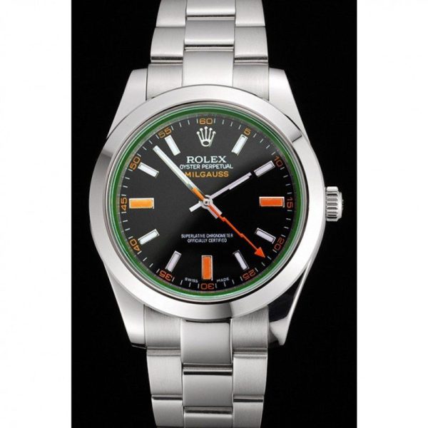 Superclone Rolex Milgauss Replica 41mm Black Dial Luxury Watch - High Quality Timepiece - Image 2