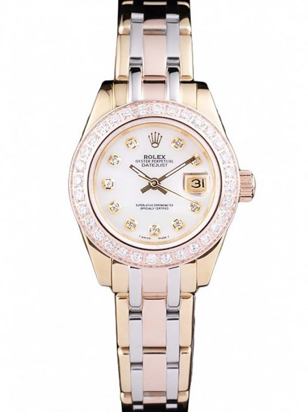 Rolex Datejust 28mm White Dial Luxury Replica RL42 High Quality Women's Watch