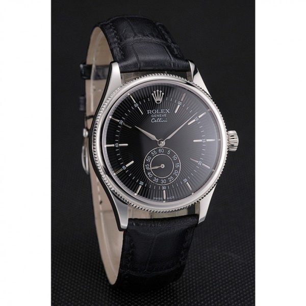 Rolex Cellini Superclone Replica 38mm Black Dial Luxury Automatic Men's Watch - Image 3